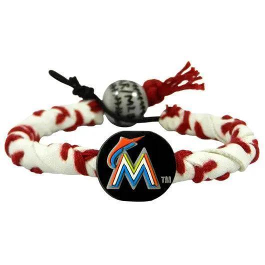 Miami Marlins Leather Bracelet Frozen Rope Baseball -  ToylandEU™