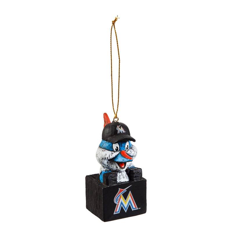 Miami Marlins Ornament Tiki Design Resin Mascot With Logo - ToylandEU