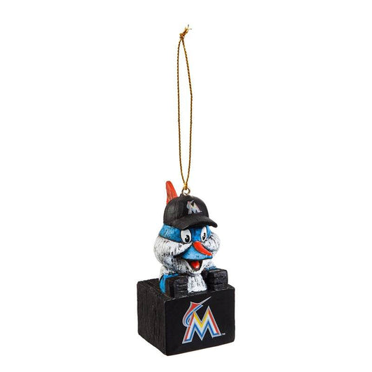 Miami Marlins Ornament Tiki Design Resin Mascot With Logo - ToylandEU