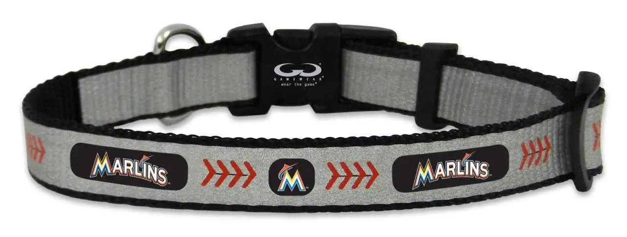  Miami Marlins Reflective Small Baseball Collar For Pets -  ToylandEU™