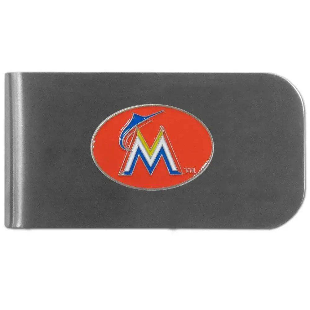 Miami Marlins Steel Money Clip With Bottle Opener Emblem - ToylandEU
