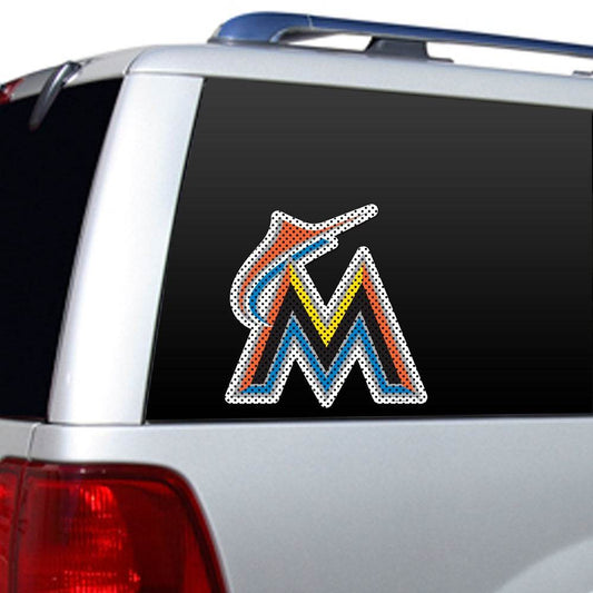 Miami Marlins Window Film Die Cut 12 Inch Vinyl Decal - ToylandEU