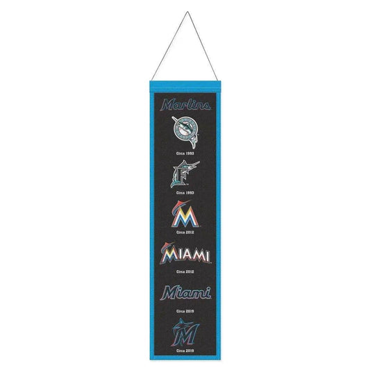 Miami Marlins Wool Banner 8x32 Heritage Evolution Edition -  ToylandEU™