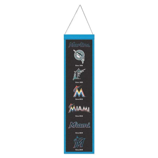  Miami Marlins Wool Banner 8x32 Heritage Evolution Edition -  ToylandEU™