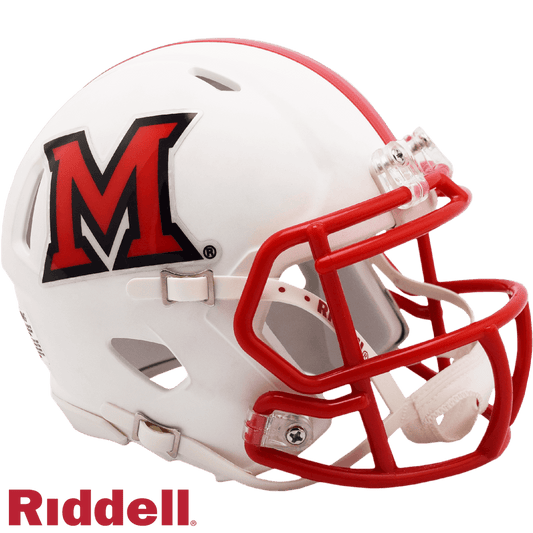 Miami RedHawks Riddell Speed Mini Helmet Replica Collectible - ToylandEU