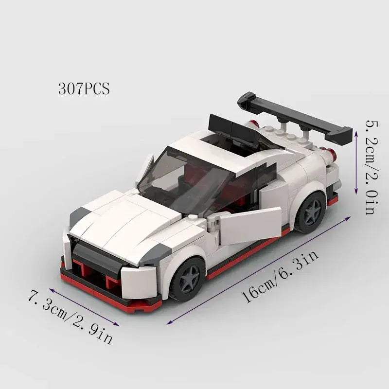 Miata MX5 Realistic Race Car Building Blocks Set For Collectors - ToylandEU
