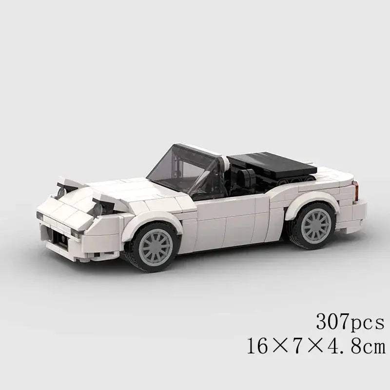 Miata MX5 Realistic Race Car Building Blocks Set For Collectors - ToylandEU