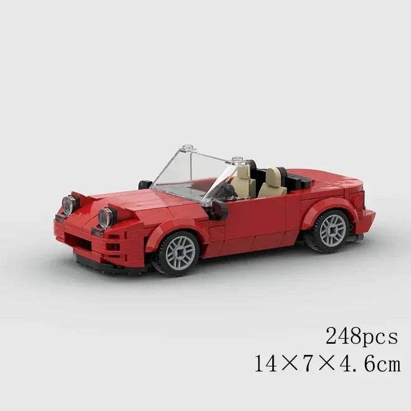 Miata MX5 Realistic Race Car Building Blocks Set For Collectors - ToylandEU