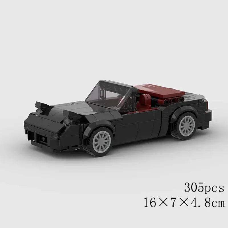 Miata MX5 Realistic Race Car Building Blocks Set For Collectors - ToylandEU
