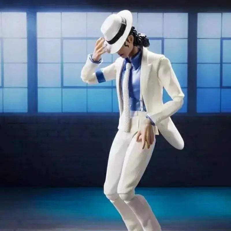 Michael Jackson Moonwalk Action Figure Collectible With Poseable Joints - ToylandEU