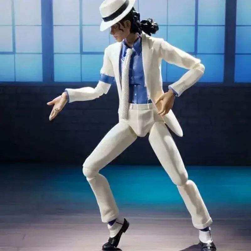 Michael Jackson Moonwalk Action Figure Collectible With Poseable Joints - ToylandEU