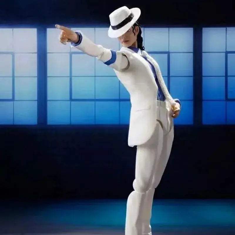 Michael Jackson Moonwalk Action Figure Collectible With Poseable Joints - ToylandEU