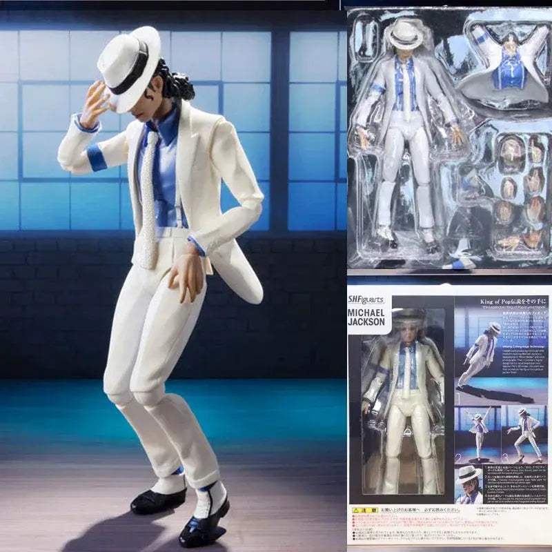 Michael Jackson Moonwalk Action Figure In Stock Collectible - ToylandEU