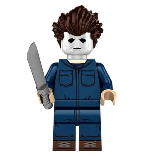 Michael Myers Halloween Lego Minifigures Custom Horror Toys 1 - Minifigure Toys