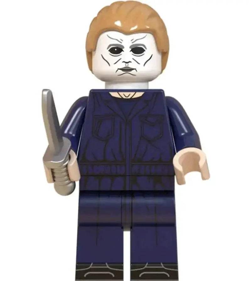 Michael Myers Halloween Lego Minifigures Custom Horror Toys 2 - Minifigure Toys