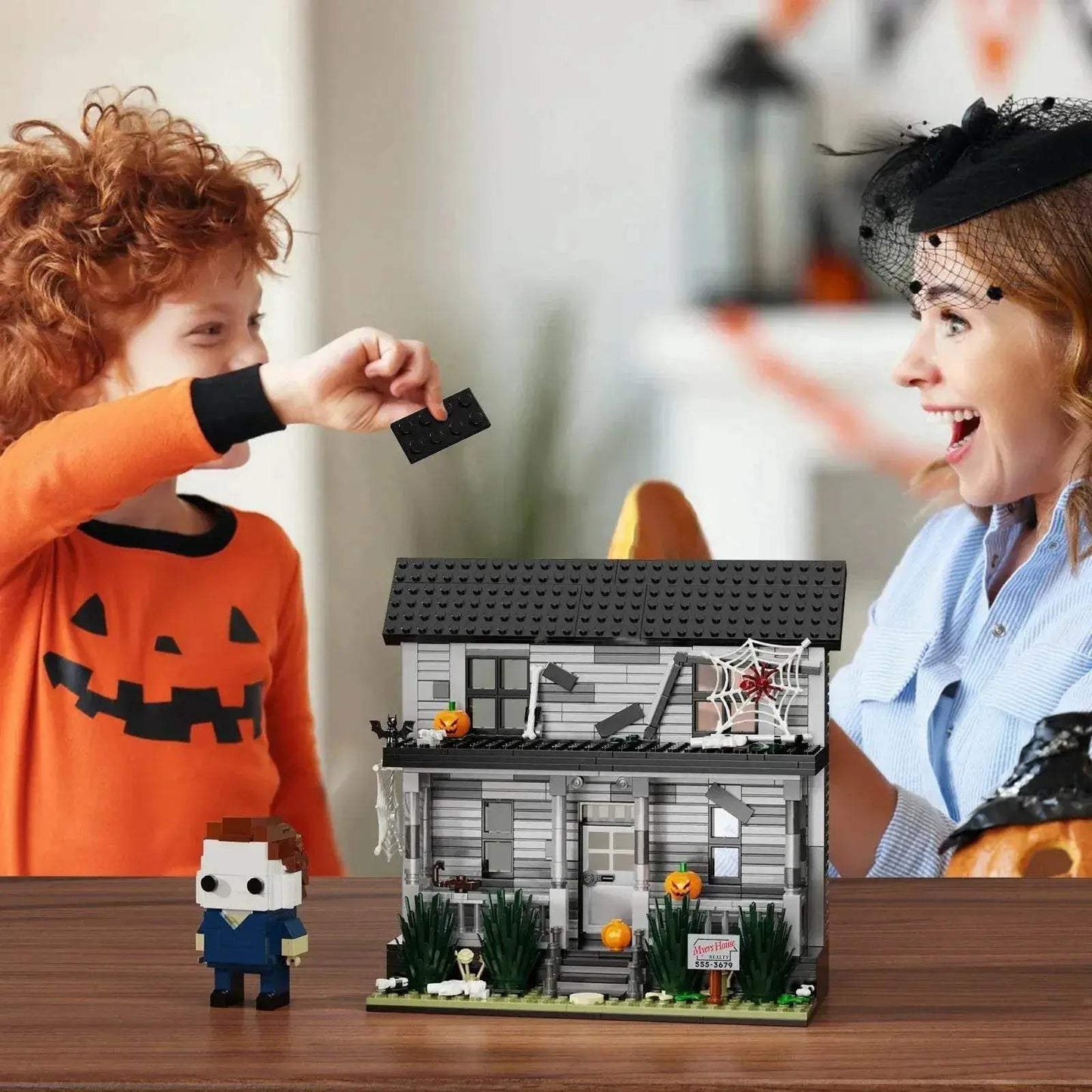 Michael Myers Horror House Building Block Toys Halloween Gift - ToylandEU