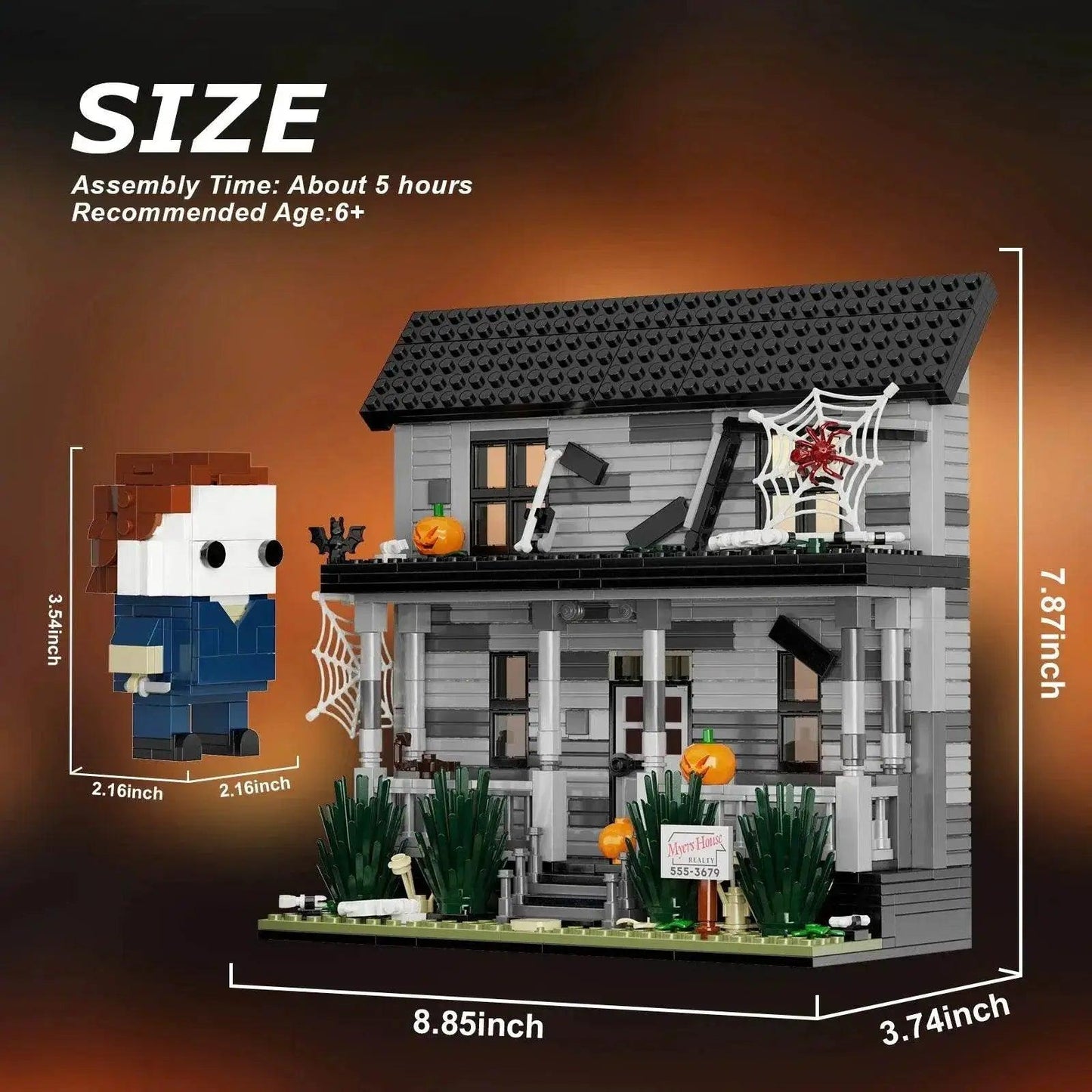  Michael Myers Horror House Building Block Toys for Halloween -  ToylandEU™