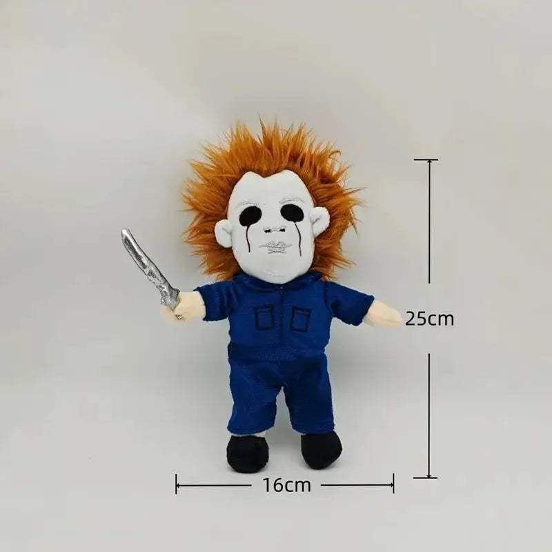 Michael Myers Plush Toy 25cm Horror Doll for Halloween Collectors - ToylandEU