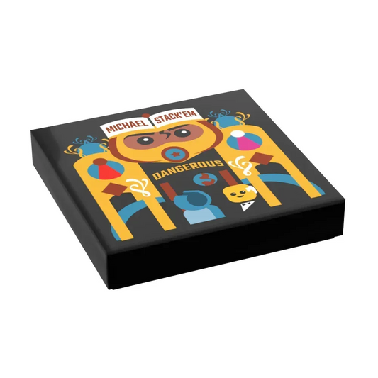 Michael Stack'em, Dangerous - B3 Customs ® Music Album Cover (2x2 Tile) - ToylandEU