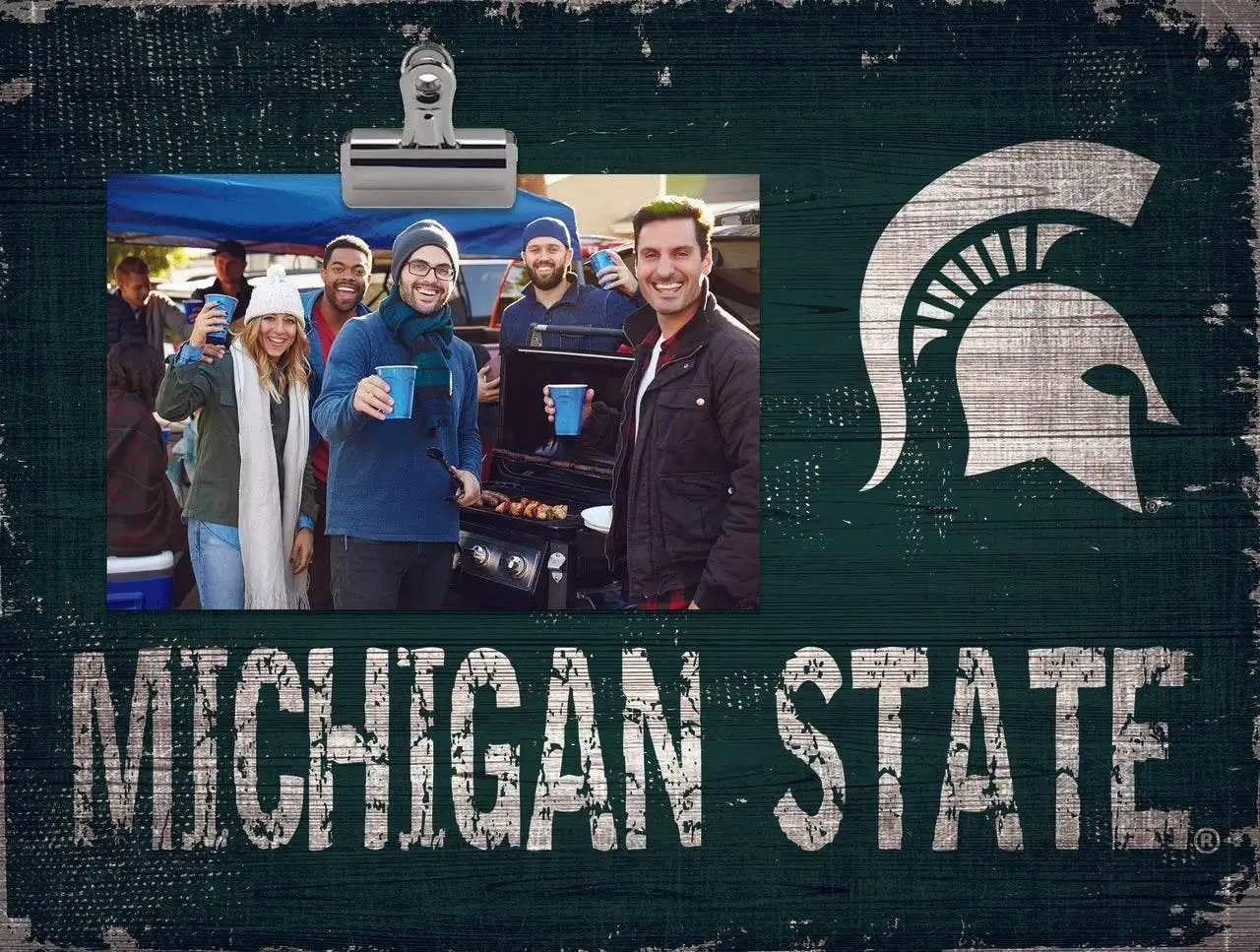  Michigan State Spartans 10x8 Wood Clip Frame With Hanging -  ToylandEU™