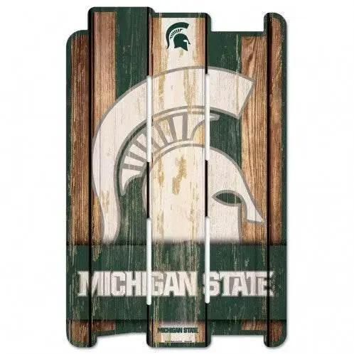  Michigan State Spartans 11x17 Wood Fence Sign Wall Decor -  ToylandEU™