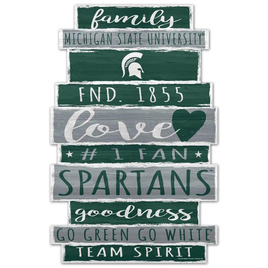  Michigan State Spartans 11x17 Wood Sign Established Date -  ToylandEU™