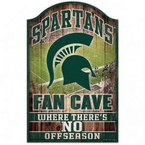  Michigan State Spartans 11x17 Wood Sign Fan Cave Design -  ToylandEU™