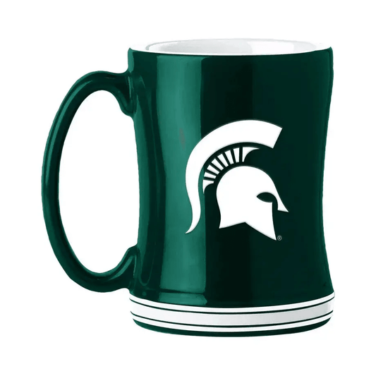  Michigan State Spartans 14oz Sculpted Relief Coffee Mug -  ToylandEU™