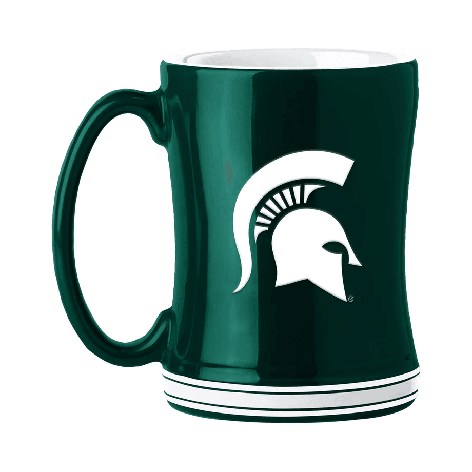 Michigan State Spartans 14oz Sculpted Relief Coffee Mug - ToylandEU