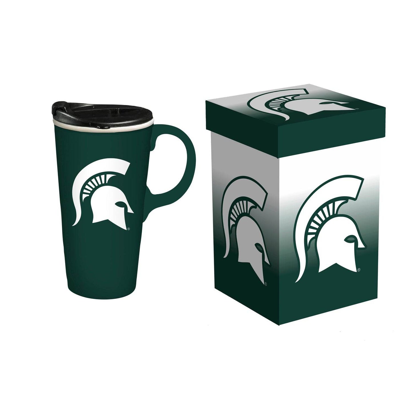 Michigan State Spartans 17oz Travel Cup With Gift Box - ToylandEU