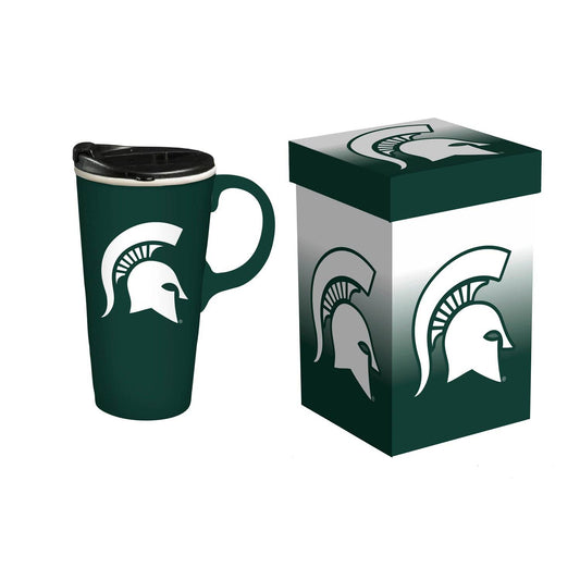 Michigan State Spartans 17oz Travel Cup With Gift Box - ToylandEU