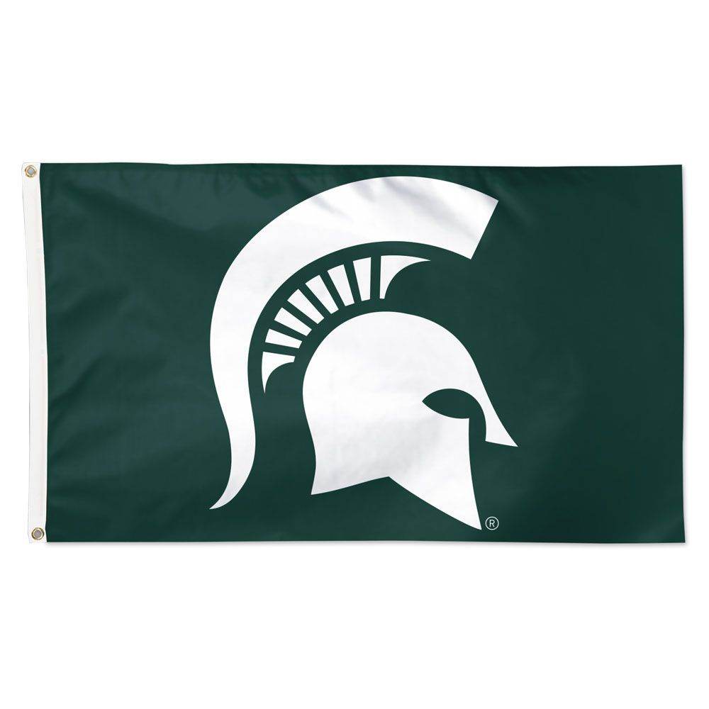 Michigan State Spartans 3x5 Flag QuadStitched Ends Grommets - ToylandEU