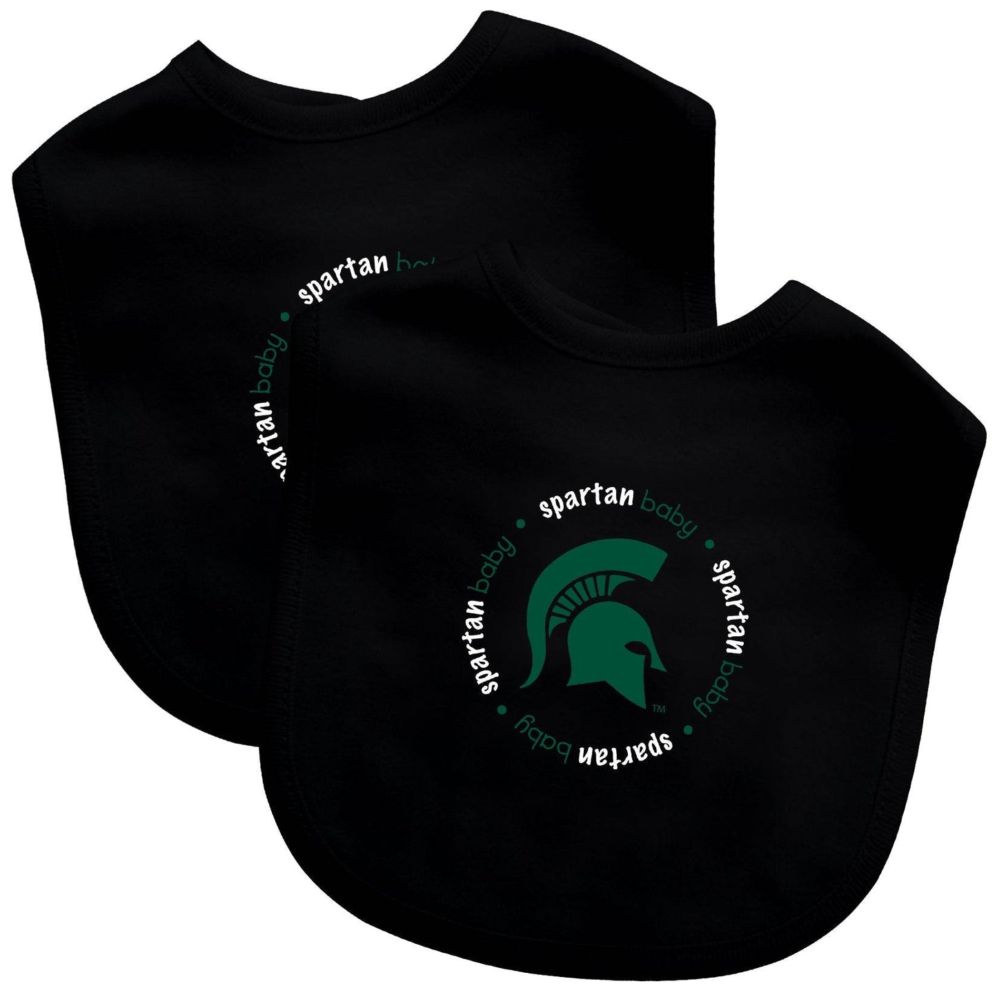 Michigan State Spartans Baby Bibs 2 Pack Team Gear Official - ToylandEU