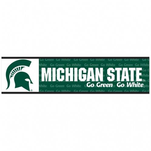 Michigan State Spartans Bumper Sticker Adhesive 3x12 - ToylandEU