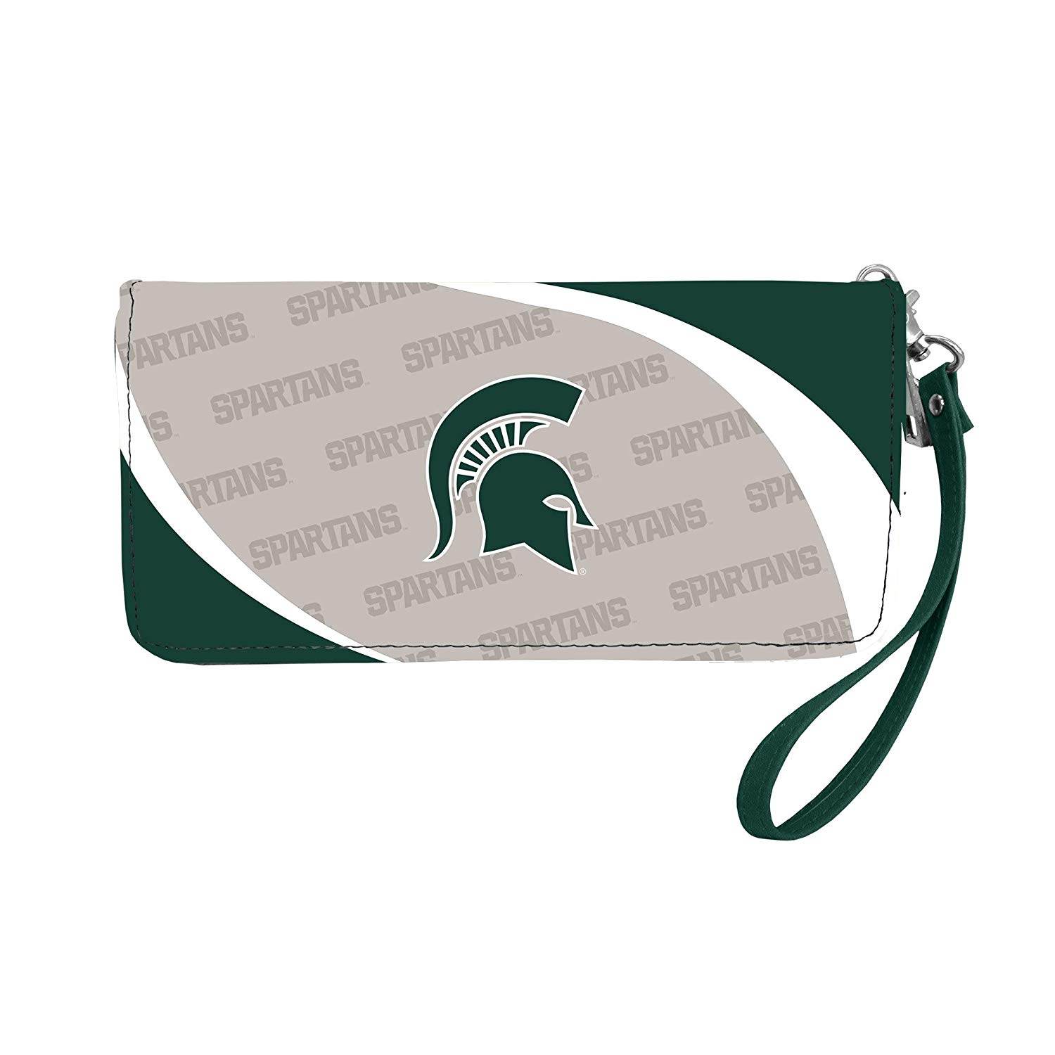 Michigan State Spartans Curve Wallet Zippered Organizer - ToylandEU