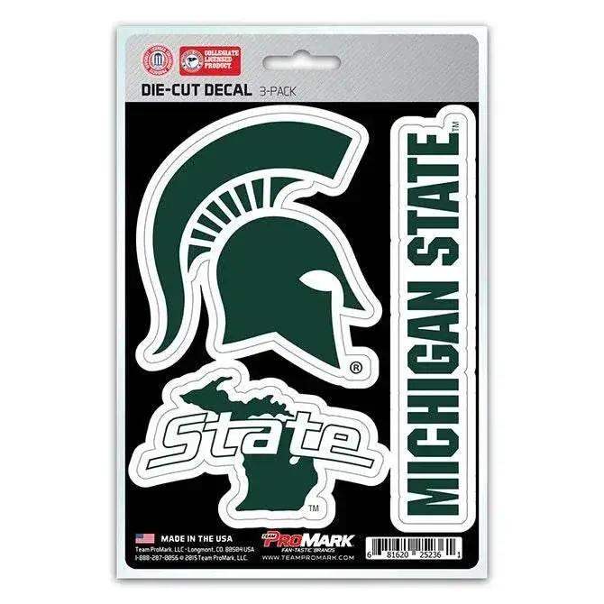  Michigan State Spartans Die Cut Decal 3 Pack Premium Vinyl -  ToylandEU™