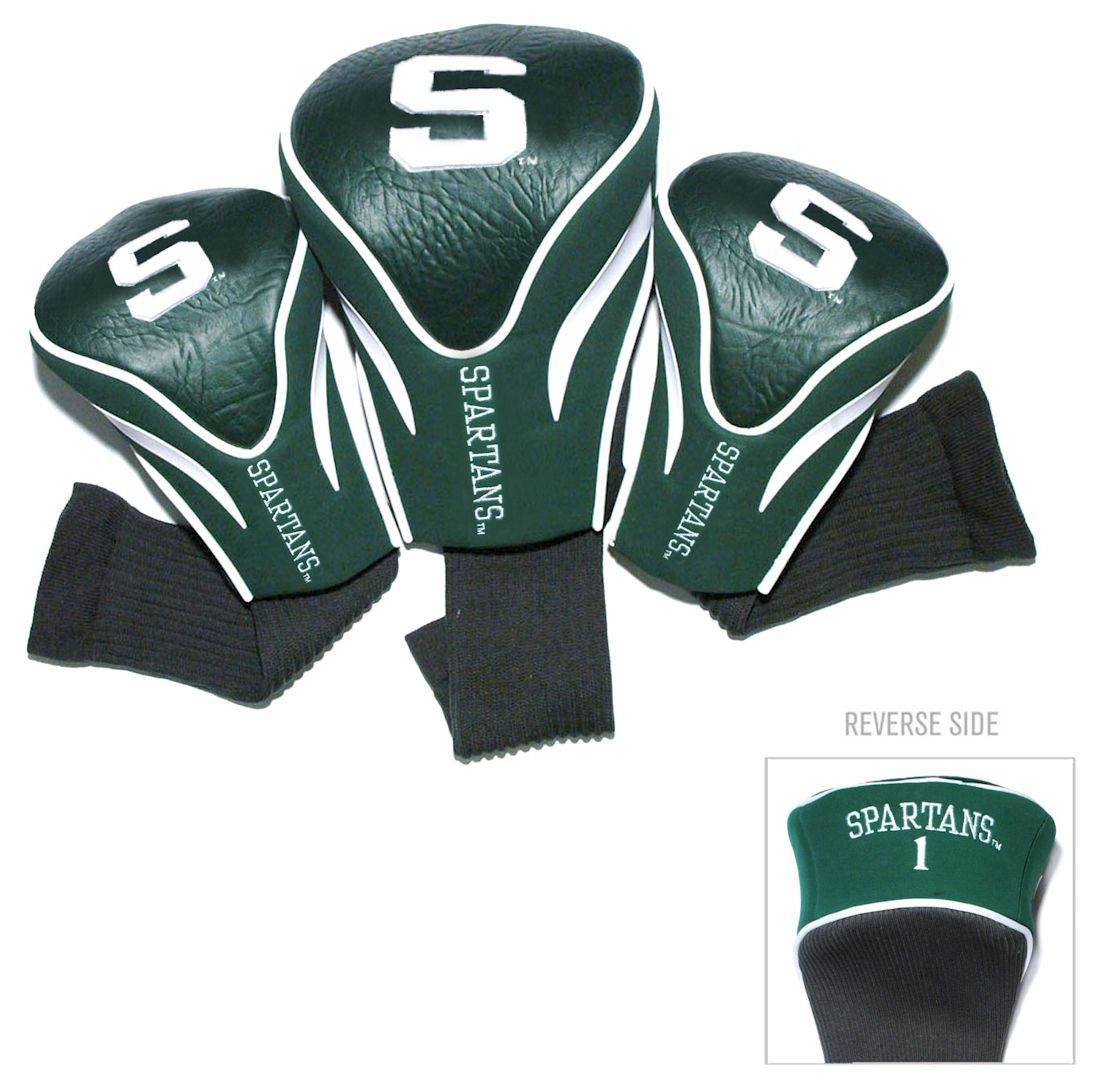 Michigan State Spartans Golf Headcover Set 3 Piece Contour - ToylandEU