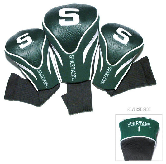 Michigan State Spartans Golf Headcover Set 3 Piece Contour - ToylandEU