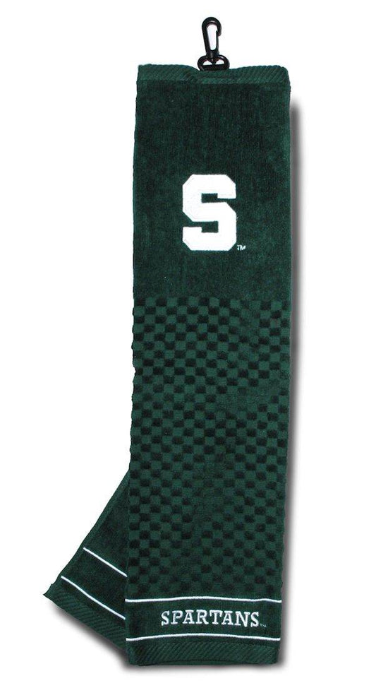 Michigan State Spartans Golf Towel 16x22 Embroidered - ToylandEU