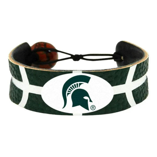  Michigan State Spartans Leather Bracelet With Ceramic Bead -  ToylandEU™