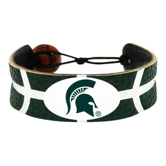  Michigan State Spartans Leather Bracelet With Ceramic Bead -  ToylandEU™