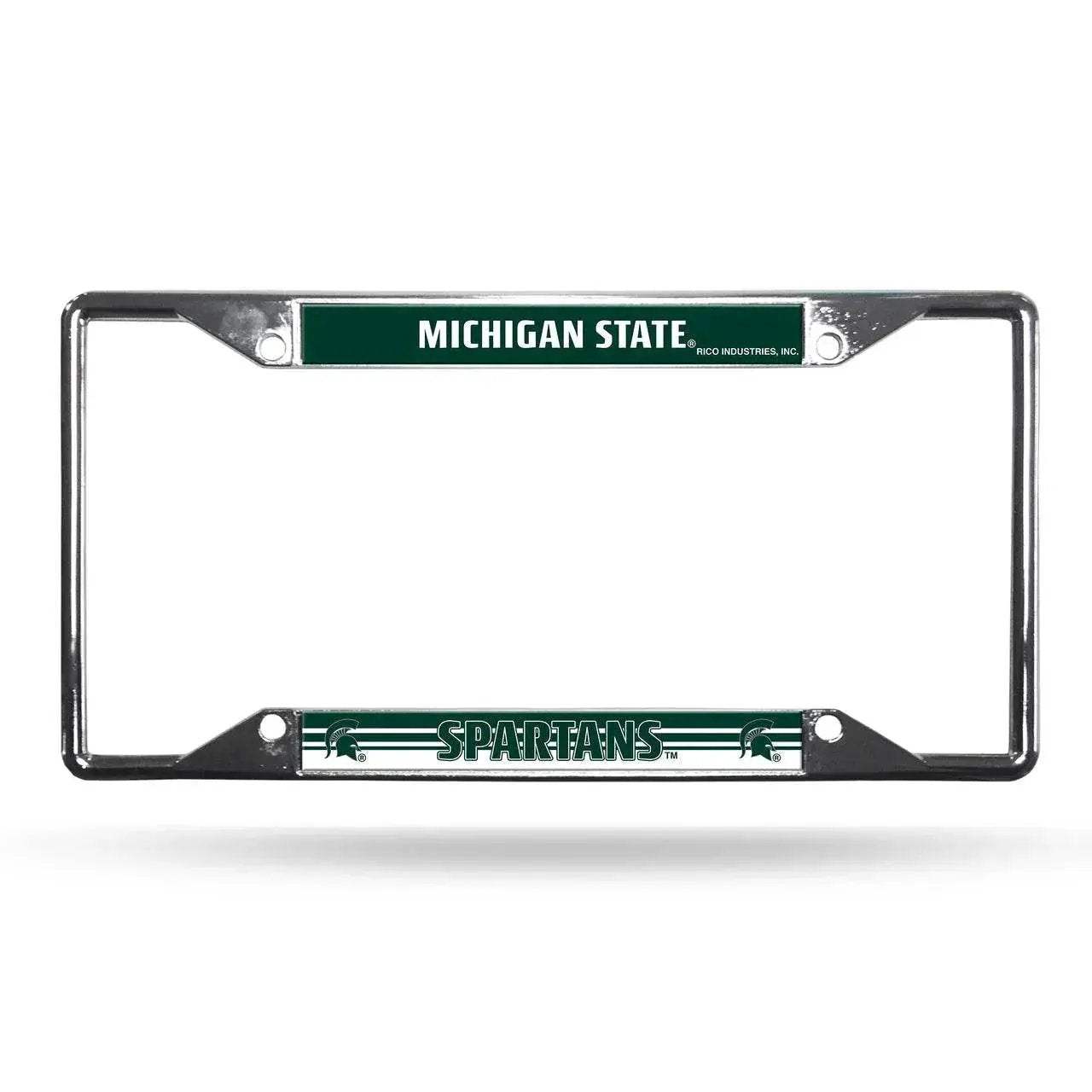  Michigan State Spartans License Plate Frame Chrome EZ View -  ToylandEU™