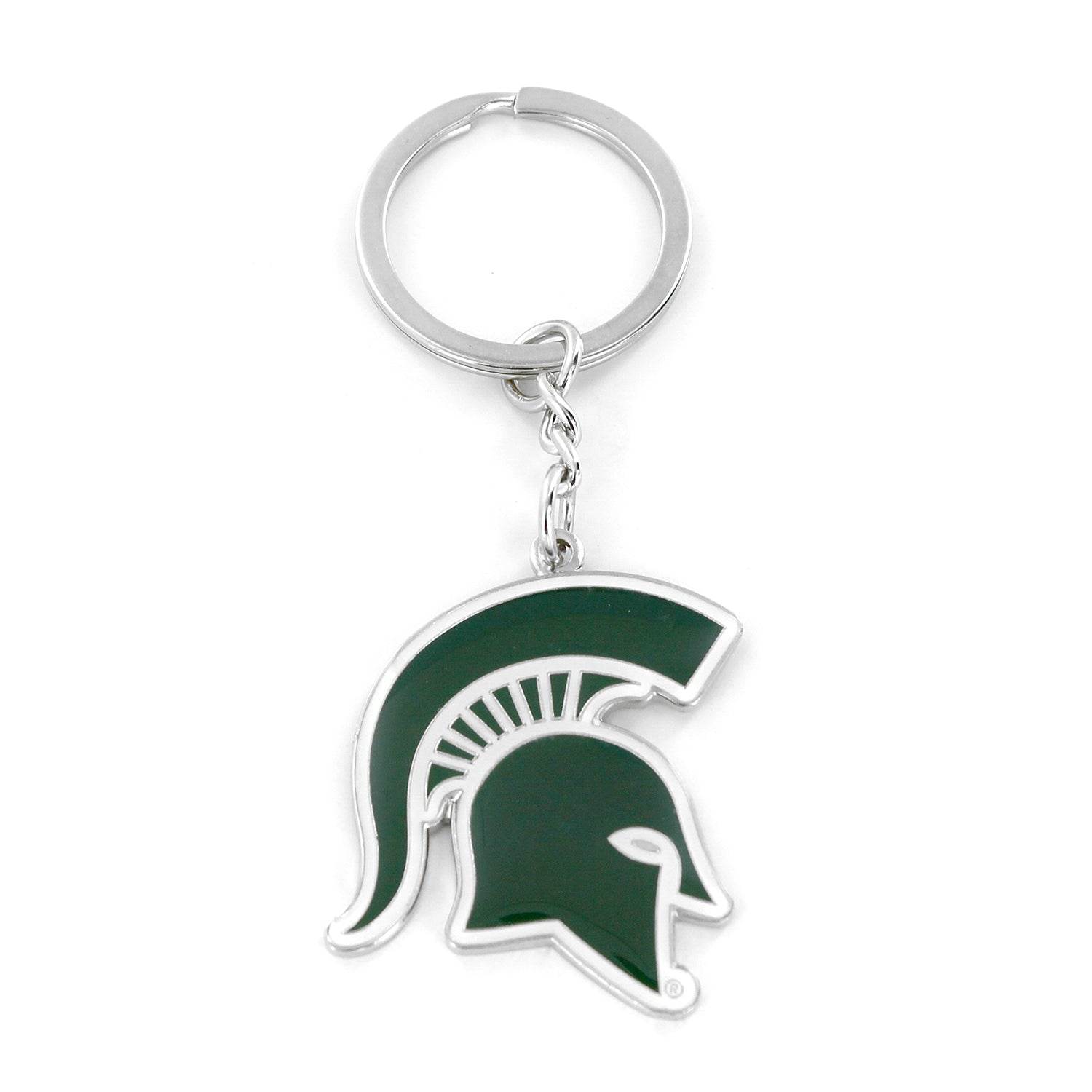 Michigan State Spartans Logo Keychain With Detachable Ring - ToylandEU