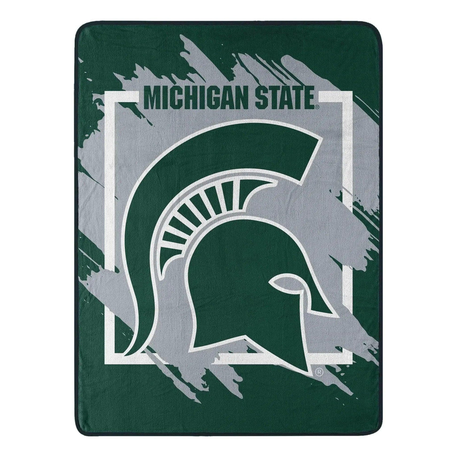  Michigan State Spartans Micro Raschel Blanket 46x60 Inches -  ToylandEU™
