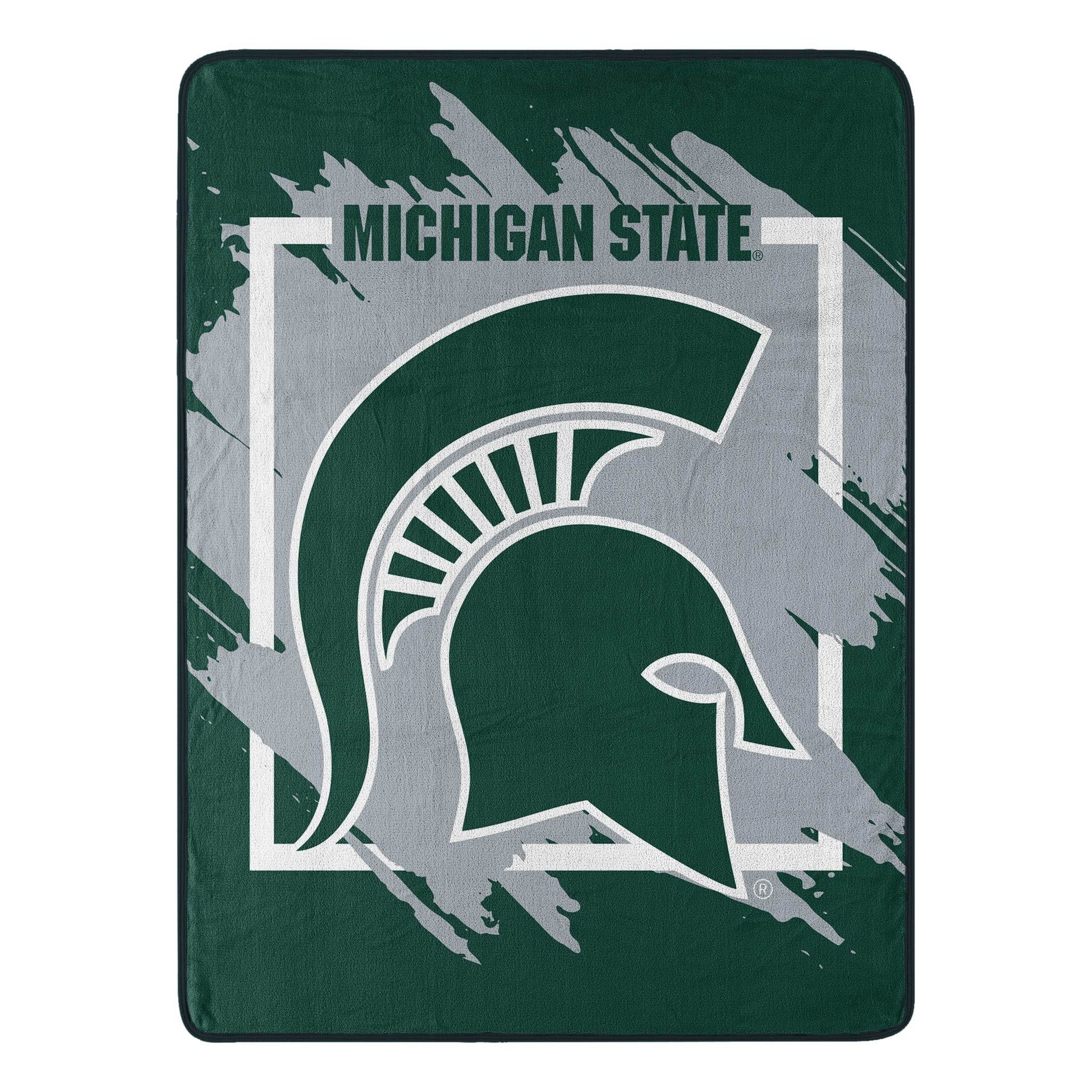 Michigan State Spartans Micro Raschel Blanket 46x60 Inches - ToylandEU
