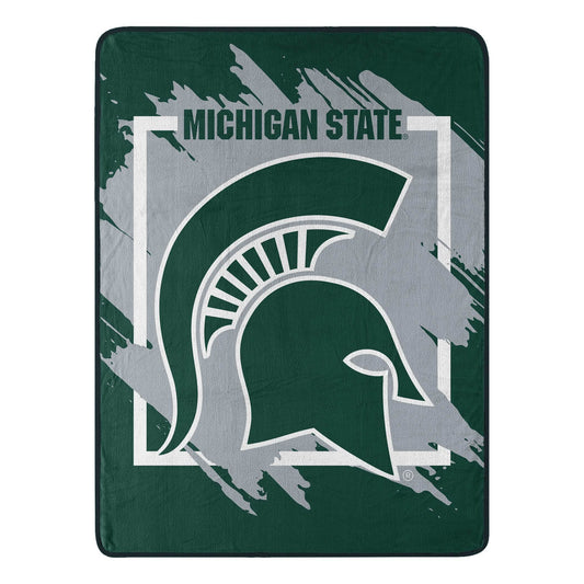 Michigan State Spartans Micro Raschel Blanket 46x60 Inches - ToylandEU