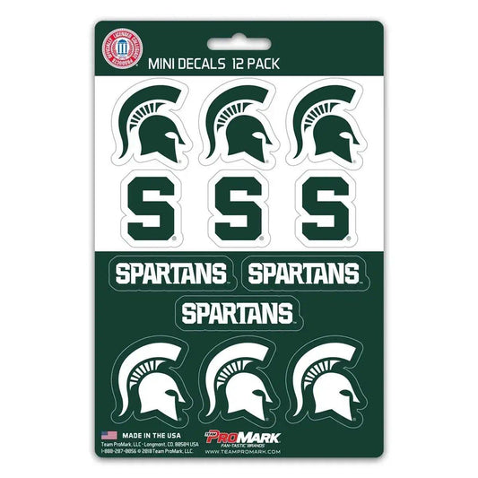  Michigan State Spartans Mini Decal Set 12 Pack Premium Vinyl -  ToylandEU™