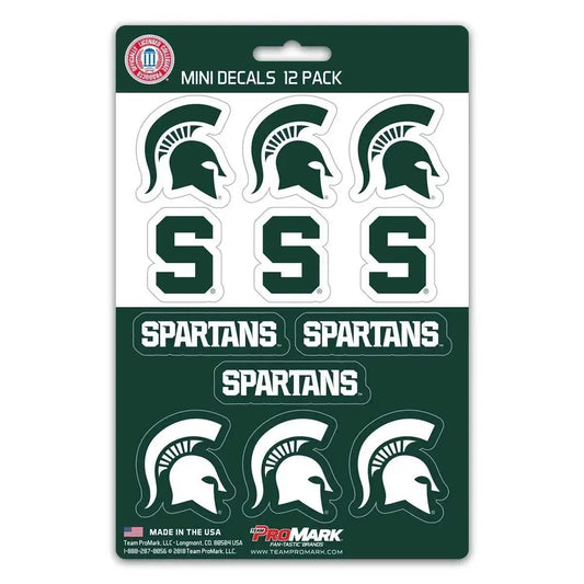  Michigan State Spartans Mini Decal Set 12 Pack Premium Vinyl -  ToylandEU™