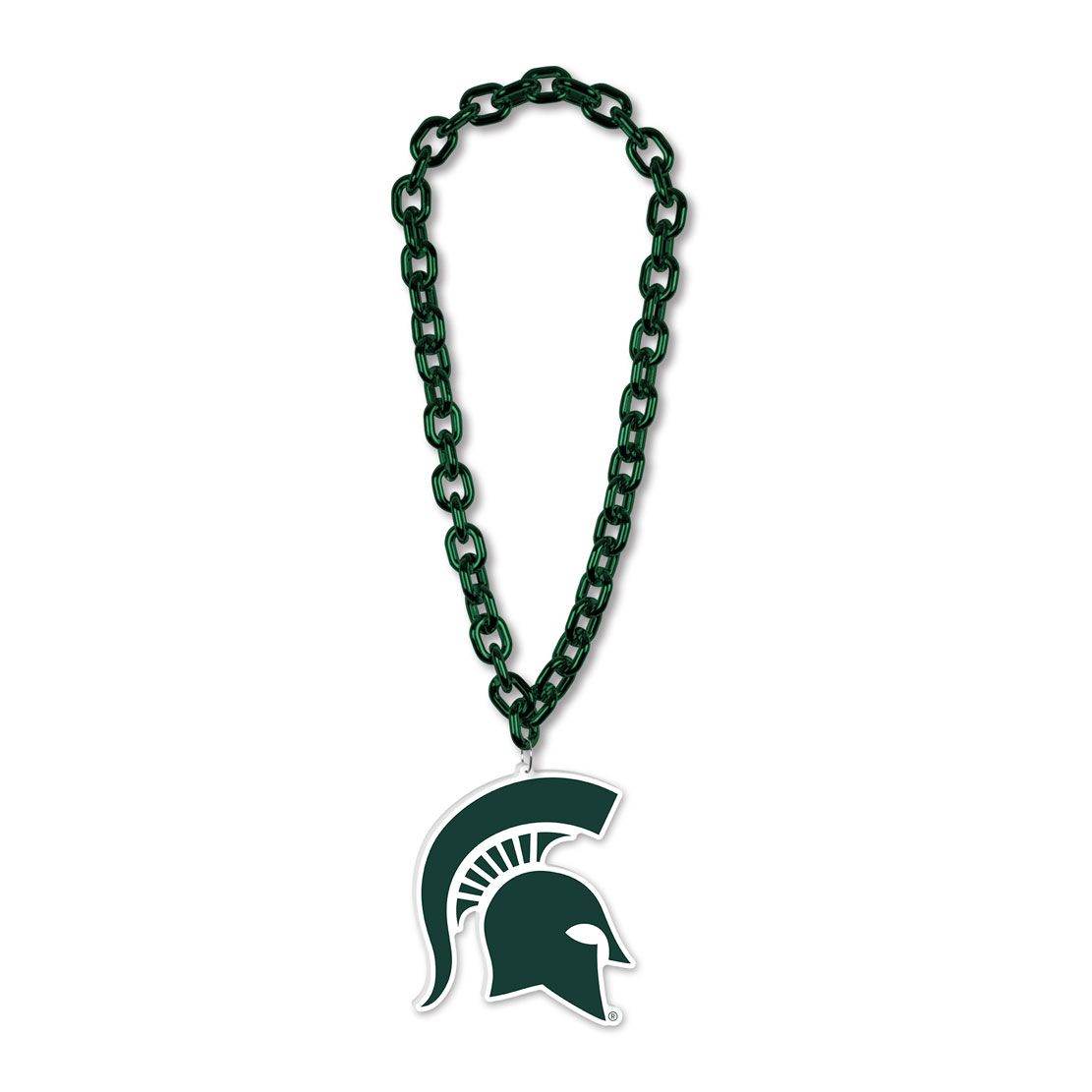 Michigan State Spartans Official Big Fan Necklace Chain - ToylandEU
