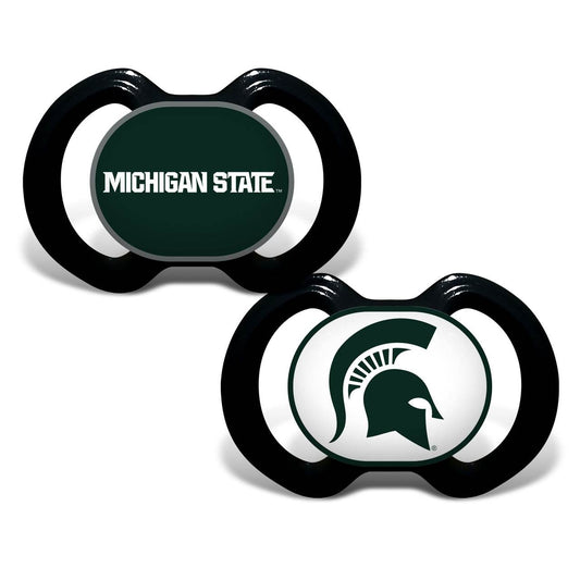 Michigan State Spartans Pacifier 2 Pack Silicone Nipple - ToylandEU